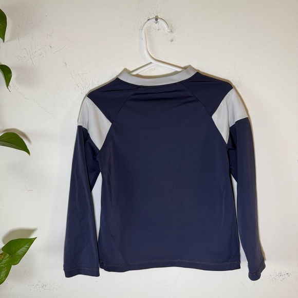 Janie & Jack Kids Long Sleeve Rashguard - Navy Blue - Picture 3 of 4